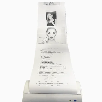 Telefon A4 8 calowy USB drukarka Przenośna mini Bluetooth drukarka Bezprzewodowa obsługa dokumentów PDF zdjęć z Android iOS Mobile Print