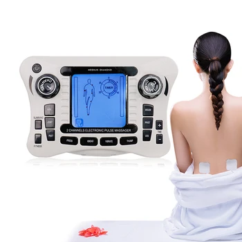 Tens Acupuncture Electric Digital Therapy Neck Back Machine Massage elektroniczny impuls pobudzający do całego ciała+10Pads Health Care