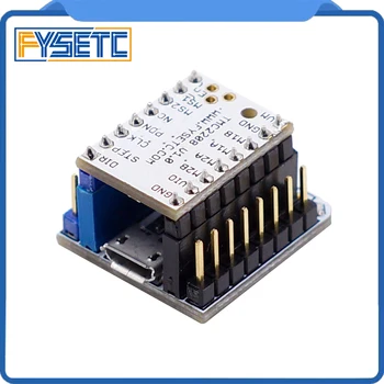 Tester 1PC TMC2208 z pojemnikami załadowczymi do układania nagłówkami do testowania lub migania ustawień trybów pracy TMC2208 na USB konsekwentnym zasilaczu