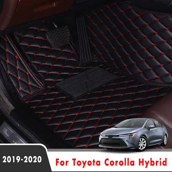 Toyota Corolla Hybrid 2020 2019 Dywaniki Samochodowe Akcesoria Do Wnętrz Custom Protector Skórzana Stylizacja Wodoodporną Dekoracji