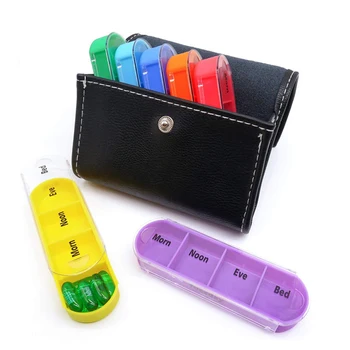 Tygodnik 7 dni pill organizer 28 siatek pojemnik do przechowywania pill box medicine box organizer case portfel medicine box
