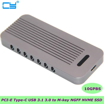 Type-C, USB-C USB 3.1 3.0 adapter Nvme AHCI M-key M. 2 NGFF PCI-E 2 Lane SSD obudowa