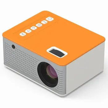 UC28D mini projektor LED przenośny domowy USB telefon komórkowy 10 ANSI 480*272 TF card AV IR 5V 2A U disk DVD TV BOX 3.5 MM AV