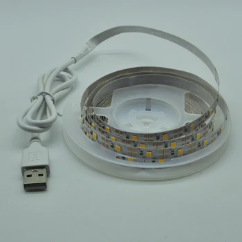 USB LED Strip Light elastyczny 1M 2M 3M 4M 5M Taśma led SMD 2835 DC5V tenis ekran TV tło sypialnia lampa 3 klucz zarządzania