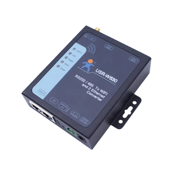 USR-W630 Industrial Serial to WIFI i Ethernet Converter obsługuje 2 porty Ethernet, Modbus RTU
