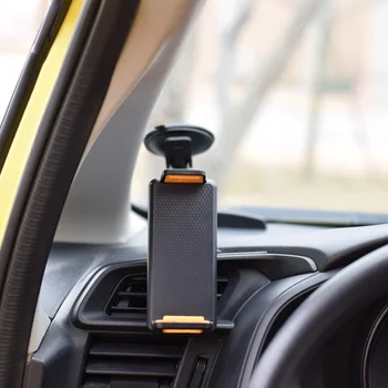 Vmonv przedłużony przewód płaski uchwyt samochodowy do IPAD Air Mini silny ssący tablet samochodowy podstawka do iPhone Samsung 4-10 cali tablet PC