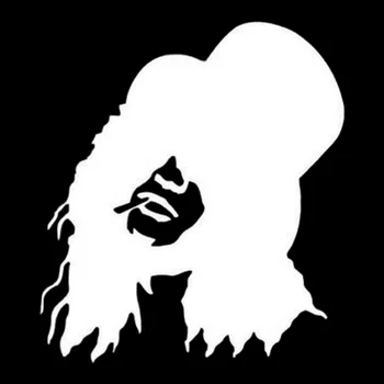 Volkrays Fashion Car Sticker Slash Guns N' Roses akcesoria Odblaskowe wodoodporny krem do opalania Winylowa naklejka czarny/srebrny,14cm*12cm