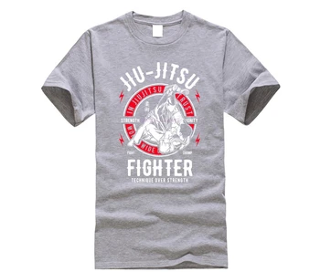 W jiu-jitsu ufamy, sztuki Walki, ,wojownik dorosłych i dzieci t-shirt bawełna t-shirt, bluzki Hurt t-shirt