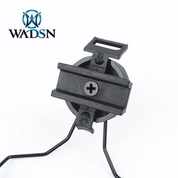 WADSN taktyczne szybkie kask zestaw słuchawkowy lokomotywy adapter zestaw uchwyt słuchawki myśliwski zawieszenie uchwyt do Comtac ZTac kask akcesoria