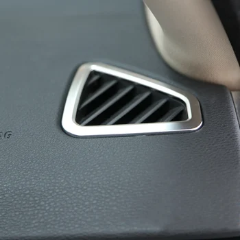WELKINRY pokrywa samochodu BMW X5 F15 2016 2017 2018 ABS chrom konsola przednia głowica klimatyzacja wyjście otwór wentylacyjny wykończenie