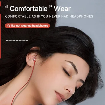 Wi-fi metalowy Typ-C w uchu słuchawki stereo grafen snu słuchawki redukujące hałas słuchawki do gier sportowych słuchawki Samsung