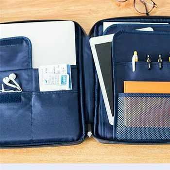 Wielofunkcyjne torby na dokumenty formatu A4 картотечный worek przenośny wodoodporny Oxford tkanina zorganizowana torba dla laptopów uchwyty komputerowe rzeczy