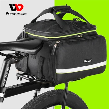 Wodoodporny rower siodło torby odblaskowe 20l dużej pojemności ogon z tyłu 3 w 1 bagażnika torba droga Góra bagażnik rower torby