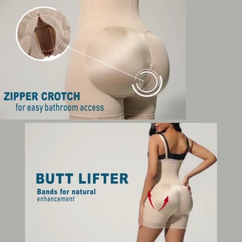 WonderBeauty Women Bielizna Modelująca Waist Trainer Gorset Koronki Butt Llifter Tummy Control Plus Rozmiar Talii Trenera Body Shaper Bielizna