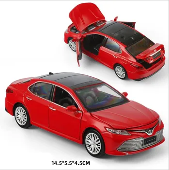 Wysoka imitacja 1:32 Camry alloy pull back model samochodu,6-drzwiowy projektowanie,symulacja dźwięku i światła zabawki,bezpłatna wysyłka