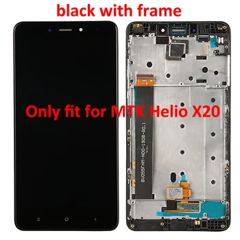 Wyświetlacz do Xiaomi Redmi Note 4 ekran LCD+ ekran dotykowy z ramką do Xiaomi Redmi Note 4 5,5 cala MTK Helio X20