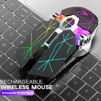 X13 bezprzewodowa mysz 2.4 G Bluetooth w wersji 5.0 2400DPI USB akumulator mysz bezprzewodowa dla systemu Windows Computer PC