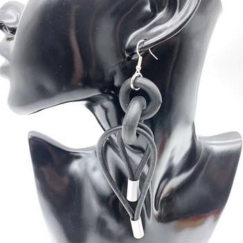 YD&YDBZ 2020 nowe wiszące kolczyki dla kobiet gumowe biżuteria projektant ręcznie duże kolczyki Czech styl ucha akcesoria hurtownia