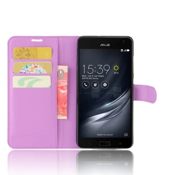 YINGHUI dla Asus ZenFone AR ZS571KL flip Case skórzane etui do telefonu portfel skórzany pokrowiec podstawka Filp Cases 5,7 cala