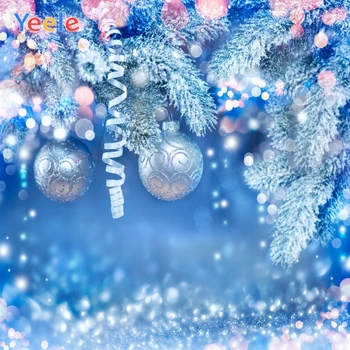 Yeele Christmas Photocall Party Decor Snowflake Ball Photography Background Spersonalizowane Fotograficzne Tła Dla Studia Fotograficznego