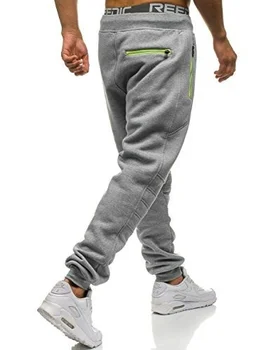 ZOGAA wypoczynek mężczyźni jogging spodnie sportowe spodnie 3 kolory hip-hop sportowe spodnie mężczyźni bawełna krawat List drukowania spodnie plus rozmiar S-3XL