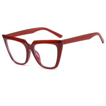ZULGXIHM retro kocie oczy okulary ramka marka rocznika kobiety i mężczyźni optyczne, folie proste krótkowzroczność okulary okulary okulary okulary ramka