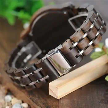 Zegarek damski zegarki damskie drewniane zegarki luksusowe moda chronograf data kwarcowy zegarek Woodme Brand Accept logo drop shipping