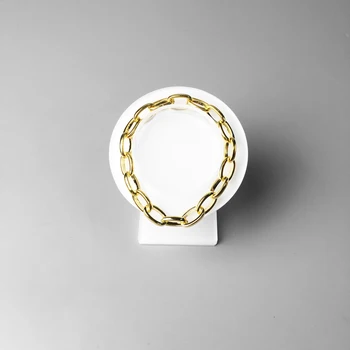 Złoty kolor lizać obwód mankietów bransoletki Wiosna gówno, 2018 925 srebro biżuteria etniczny prezent dla mężczyzn chłopiec kobiety dziewczyny