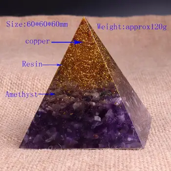 Оргонит energia ametysty Orgon kwarc shungite piramidy kariera Amulet pole magnetyczne przetwornik energii witca wahadłowiec dostawcy