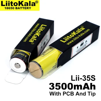 1-10SZT LiitoKala Lii-35S Neue 18650 batterie 3,7 V 3500mAh lithium-für batterie LED taschenlampe + DIY spitzen