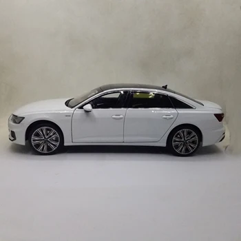 1:18 odlewana pod ciśnieniem model Audi A6L 2019 biały sedan stop samochodzik miniaturowa kolekcja prezentów A6 S6