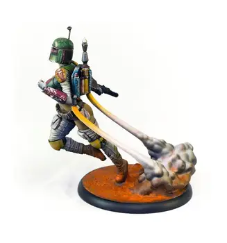 1/24 high 75mm general VIXEN HUNTER Knight 75mm with base toy Resin Model Miniature Kit figure Unassembly Unpainted
