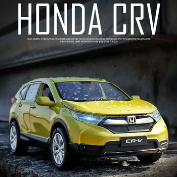 1:32 Honda CRV model samochodu легкосплавный samochód obsada samochodzik Model dźwięk i Światło zabawki dla dzieci Zbieranie Darmowa wysyłka
