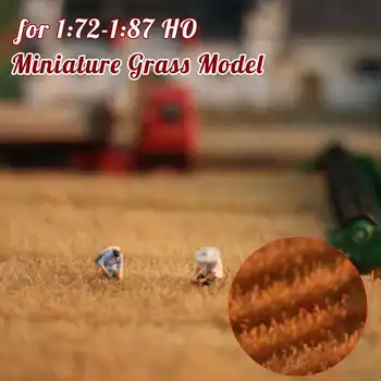 1:72-1:87 HO Scale Resin miniaturowy model DIY Micro-landscape Material Paddy Field Grass Train for Railway Garden Scene Model