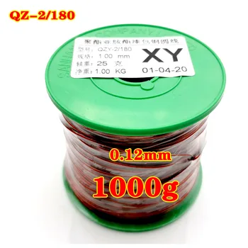 1 kg/rolka emaliowanej drutu miedzianego Qz-2/180 wysokotemperaturowa stabilna 180℃ Czerwony drut miedziany elektromagnetyczny przewód