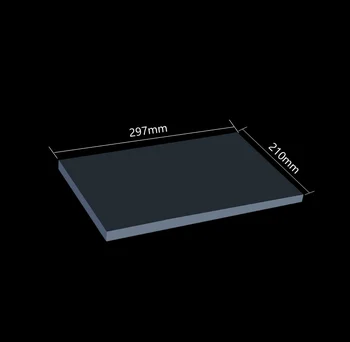 1 szt akrylowa tablica A4 czarny wytłaczane arkusz plexi pleksi PMMA płyta 297x210mm