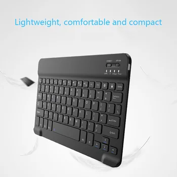 10-calowy Przenośny mini Bluetooth 3.0 klawiatura tablet, laptop, smartfon uniwersalna klawiatura