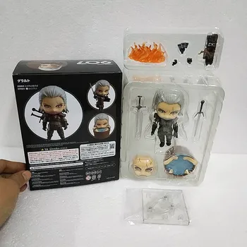 10 cm Wiedźmin-Ed 3 Dziki gon 907 Geralt Biały Wilk Geralt PVC figurka zabawka lalka prezent na urodziny