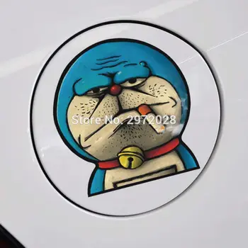 10 x nowa kreskówka Doraemon Car Creative Accessory Auto Decal Cartoon Car Sticker Bumper Car Body Decal Creative Wzór vinyl