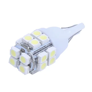 10 x żarówka T10 samochodu 20 SMD LED prędkościomierz oprawa lampa Biały