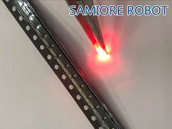 1000szt 0402 1005 1.0X0.5mm czerwone światło SMD dioda SMD LED żarówka kulka 620-625NM 1.0*0.5*0.35 mm