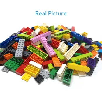 10szt DIY bloki 6x12 punktów drobne figurki cegły edukacyjny twórczy rozmiar kompatybilny z 3028 zabawkami dla dzieci