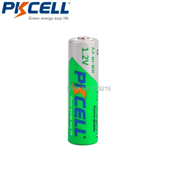 10szt PKCELL 1.2 V NIMH AA 2200MAH akumulatory małe саморазрядная bateria do golenia elektronicznych zabawek