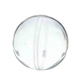 10szt choinka wystrój ozdoba 5 cm piłkę typ skrzyni przezroczysty plastik rzemiosło boże narodzenie pudełka przezroczysty plastikowy balon