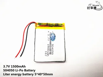 10szt litrowej energetyczna bateria dobrej jakości 3.7 V,1500mAH,504050 polimerowy akumulator litowo-jonowy / akumulator litowo-jonowy akumulator do zabawek,POWER BANK,GPS,mp3,mp4