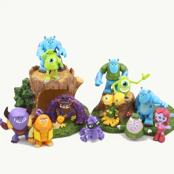 12 szt./lot Pixar Monsters University figure inc.Monsters action figure zabawki dla dzieci movie figura Decoration birthday Model
