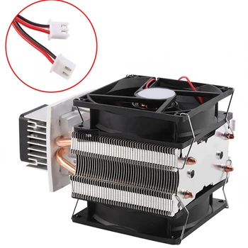 12V 6A termoelektryczny półprzewodnikowy chłodnica Peltiera chłodzenie system chłodzenia zestaw chłodnica wentylator do chłodzenia powietrza