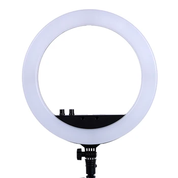14-calowe oświetlenie studio fotograficznym LED Ring Light 240PCS Bi-color 3200-5600k Photography Dimmable Ring Lamp for Portrait,Makeup