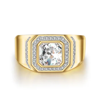 14K złoto biały 1,5-karatowe złoto pierścionek z brylantem dla kobiet Fine Anillos Mujer 925 srebro biżuteria Bijoux Femme Bizuteria diamentowe kamienie