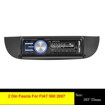 1Din audio Radio ramka powięzi dla FIAT 500 2007 stereo panel płytka montaż przebudowa desce rozdzielczej oprawy wykończenie